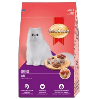 Cat Food Smart heart Seafood Complete.