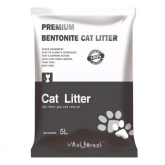 Premium Bentonite Cat Litter Charcoal 4kg